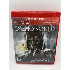 Dishonored (Sony PlayStation 3, 2012) PS3 Complete CIB W/ Manual - TESTED
